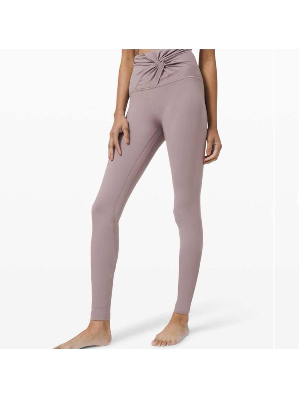 Lululemon Align High-Rise Tight 28" Length Twist Waist in Violet Verbena